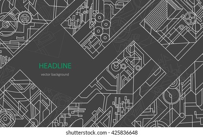 Abstract geometric background. Vector  for printing and paper industry. Linear shapes for design, posters, business cards, covers, print, books and brochures.