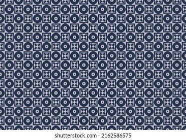 Abstract geometric background. Vector seamless pattern. Duotone.