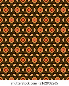 Fondo geométrico abstracto. Patrón de vectores sin fisuras para diseño web e impresión en tela, papel tapizado, papel envolvente.