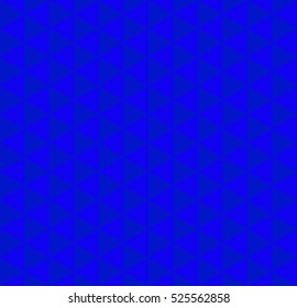 Abstract geometric background. Vector seamless triangle pattern. Festive blue background.