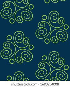 Abstract geometric background. Vector simple silhouette illustration. Design textile, wallpaper, wrapping paper, fabric, print.