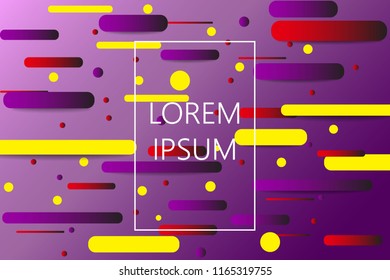 Abstract geometric background. Vector stock.
