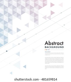 Abstract geometric background. vector stock.