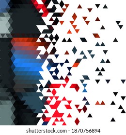 Fondo geométrico abstracto. Plantilla vectorial, diseño. Estilo poligonal