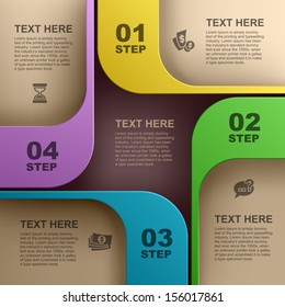 Abstract geometric background, Vector web element design, website