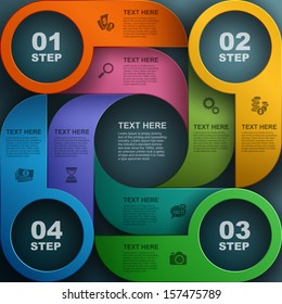 Abstract geometric background, Vector web element design, website