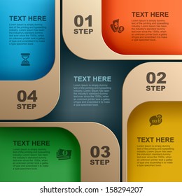 Abstract geometric background, Vector web element design, website