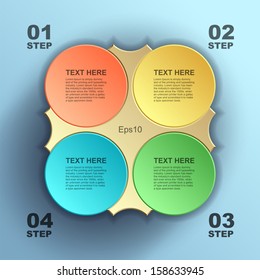 Abstract geometric background, Vector web element design, website