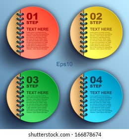 Abstract geometric background, Vector web element design, website