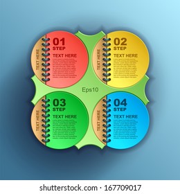 Abstract geometric background, Vector web element design, website