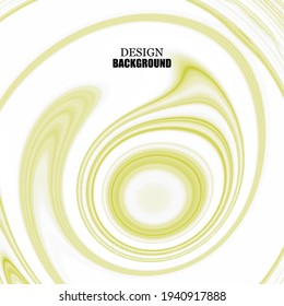 Abstract geometric background vector yellow marble swirl design, design element