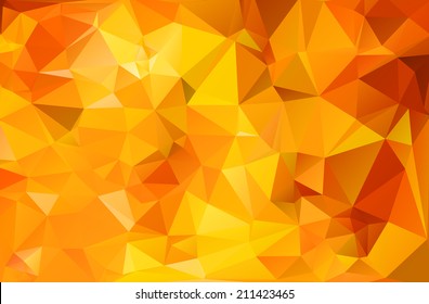 Abstract geometric background in vibrant fall colors.