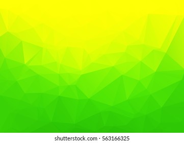 Abstract geometric background with vibrant green color tones.