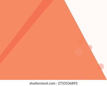 Fundo geométrico abstrato com formas triangulares laranja e branco vibrantes e texturas gradientes suaves, estilo de design minimalista moderno