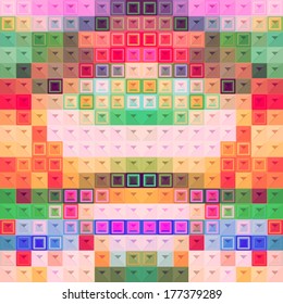 Abstract geometric background with vibrant geometric shapes. futuristic abstract background, technology business presentation cover