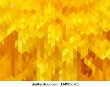 Abstract geometric background with vibrant yellow & orange colors
