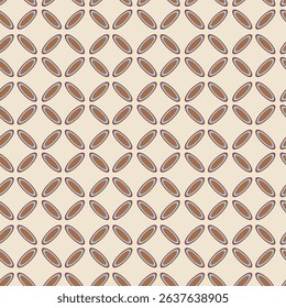 Abstract geometric background. Vintage vector seamless pattern. Retro repeat ornament wallpaper. Vintage colored fashion allover print