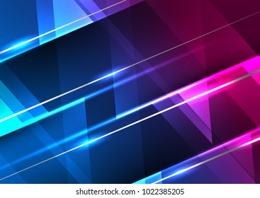 Abstract geometric background, violet color. Triangular forms. Vector wallpaper.