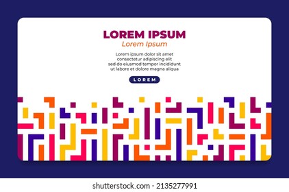 Abstract Geometric Background for Wallpaper or Landing Page