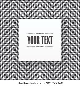 Abstract geometric background wallpaper with minimal text box design  EPS 10 stock vector illustration 