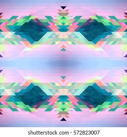 Abstract geometric background with warm colors
