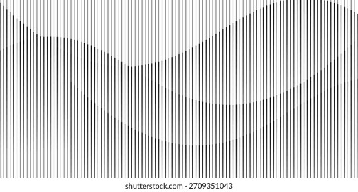 Abstract geometric background with wavy vertical lines. wave line translucent. Suit for banner, web, poster, pamflet, brochure and presentation