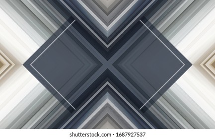 Abstract geometric background for web banner or print. Futuristic technology background. Shiny striped pattern on multicolor abstract background. Vector illustration. Horizontal banner