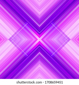 Fondo geométrico abstracto para banner web o impresión. Fondo de tecnología futurista. Patrón rayado brillante sobre fondo abstracto multicolor. Ilustración vectorial. Patrón sin problemas.