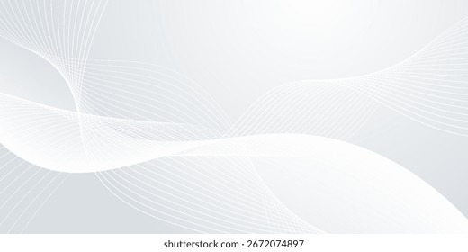 Abstractas fondo geométrico en blanco y gris. Ilustración vectorial.