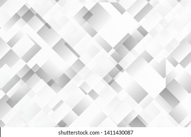 Abstract geometric background. Abstract white and grey background. Squares Texture.