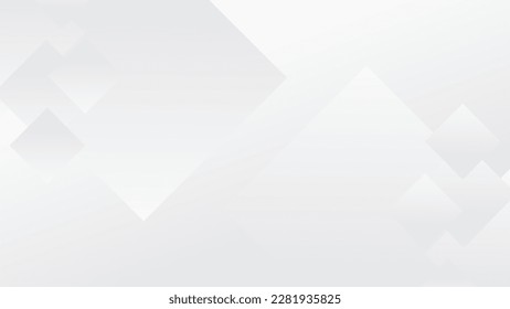 ABSTRAKTER GEOMETRISCHER HINTERGRUND WEISS UND GRAUER FARBDESIGN VEKTORVORLAGE GUT FÜR MODERNE WEBSITE, WALLPAPER, DECKDESIGN 