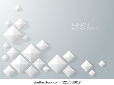Abstract geometric background. White abstract texture. Can be used in cover design, book design, poster.
