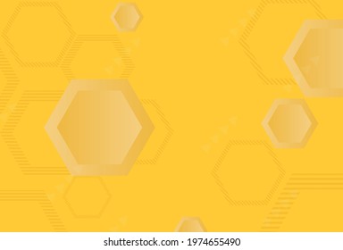 abstract geometric background, yellow bakcground, polygonal background design for banner, landing page, poster