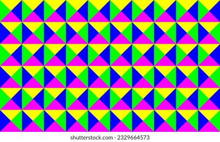 abstract geometric background yellow green purple blue
