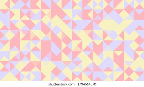 Abstract geometric background with yellow and red polygons.