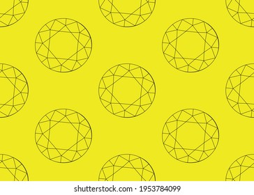 Fondo geométrico abstracto. Amarillo. Textura sin inconvenientes.