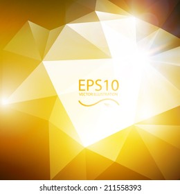 Abstract geometric background for your business presentation. Vector illustration 
