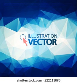 Abstract geometric background for your business presentation. Vector illustration
