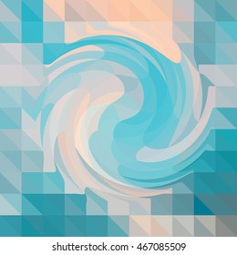 Abstract geometric background for your design. Vector illustration.