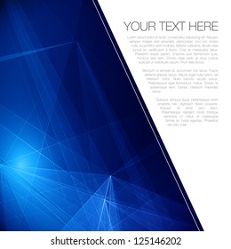 Abstract Geometric Background for Your Text | EPS10 Illustration