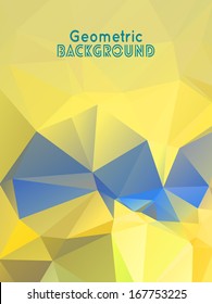 Abstract Geometric Background  for your web design, Vector