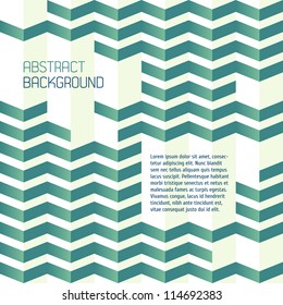 Abstract geometric background with zigzags. Can be used in textiles, for book design, website background.