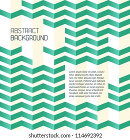 Abstract geometric background with zigzags. Can be used in textiles, for book design, website background.