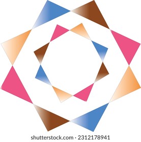 fondo geométrico abstracto, diseño, vector, geométrico, origami, color, forma, triángulo, ilustración, 