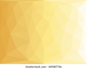 Abstract geometric background.Golden polygonal background.Vector illustration.