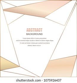 Abstract geometric background.Modern triangle banner.