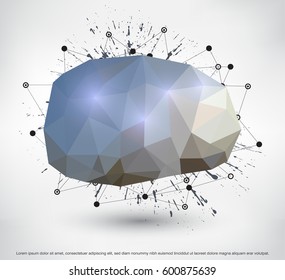 Abstract geometric background.Modern vector background.