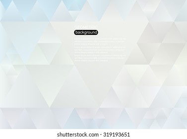 Abstract geometric background.Polygonal background.Vector illustration.