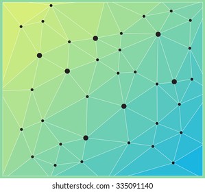 Abstract geometric background.Polygonal vector background.