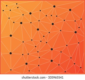 Abstract geometric background.Polygonal vector background.